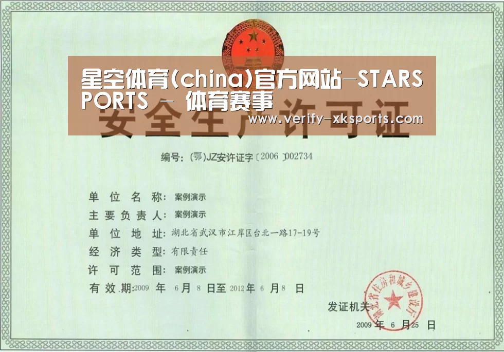 星空体育荣誉证书三